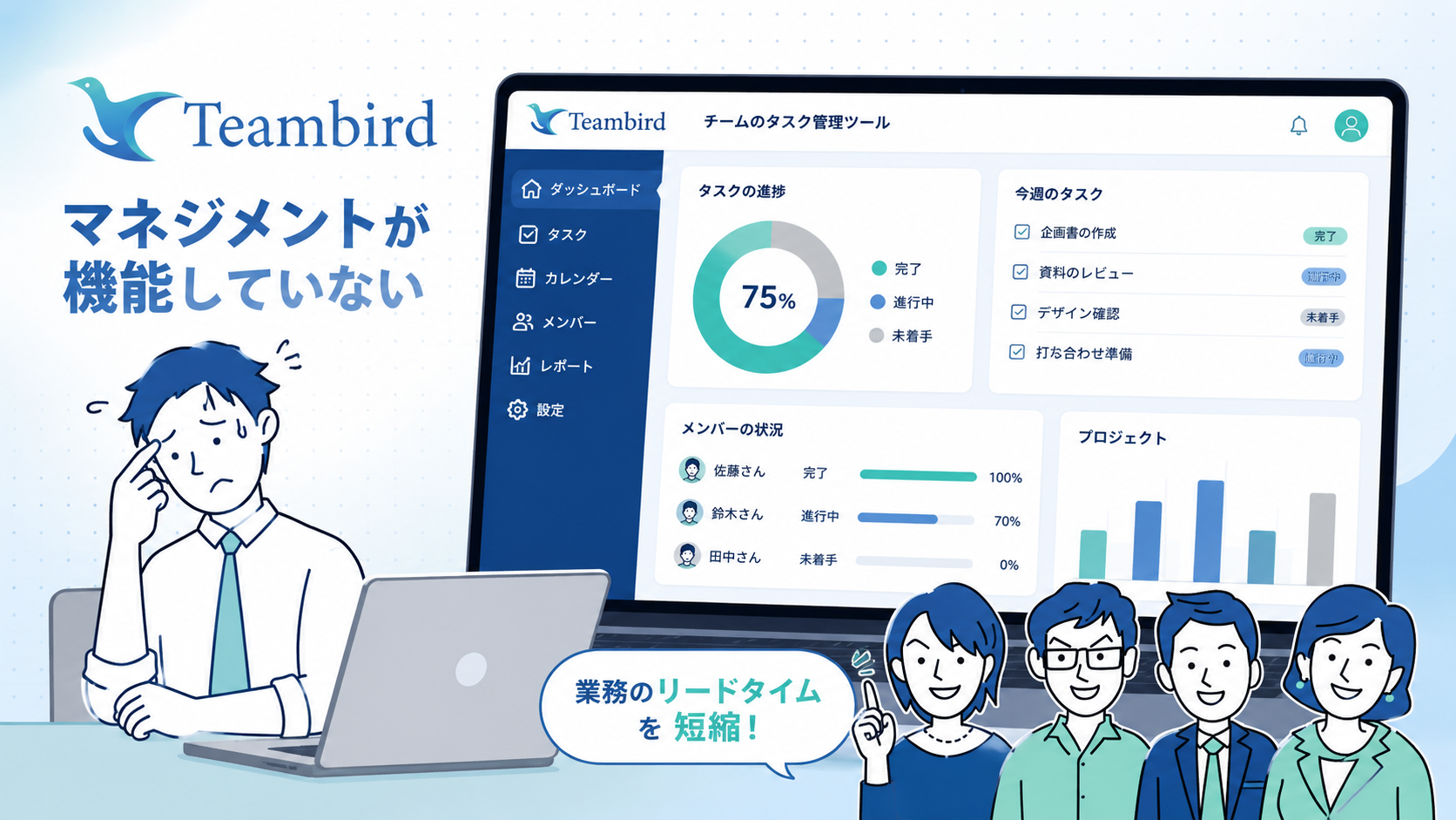 Teambirdの商品・サービス紹介動画